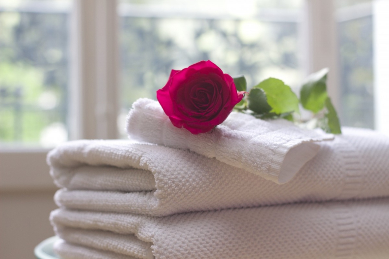 hotel-LE CANNET-min_towel_rose_clean_care_salon_spa_white_bath-731641